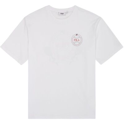Koszulka męska Fila Parella biała FAM1108 10001 M Koszulka męska Fila Parella biała FAM1108 10001 M