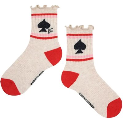Bobo Choses Krótkie Skarpetki Bc Spades Beżowy 38/40 Bobo Choses Krótkie Skarpetki Bc Spades Beżowy 38/40