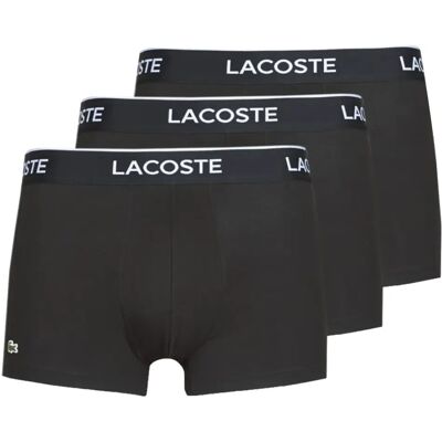 Lacoste 3-Pack Boxer Briefs 5h3389-031, Męskie Bokserki Czarne Lacoste 3-Pack Boxer Briefs 5h3389-031, Męskie Bokserki Czarne