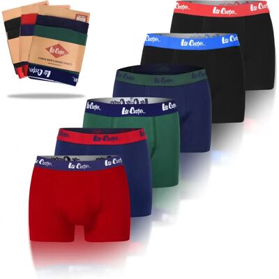 Lee Cooper Bokserki Męskie 9541 9542 9543 6 Szt. Xxl Lee Cooper Bokserki Męskie 9541 9542 9543 6 Szt. Xxl