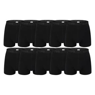 Lee Cooper Czarne Trunki Męskie 10 Sztuk, Bokserki, Rozmiar M Lee Cooper Czarne Trunki Męskie 10 Sztuk, Bokserki, Rozmiar M