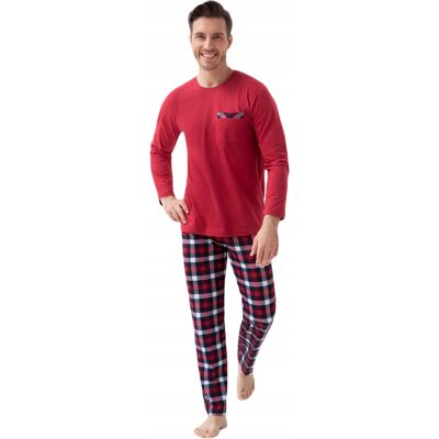 Luna Piżama Męska 805 3XL J/24 - BORODOWY, XXXL, 1 Luna Piżama Męska 805 3XL J/24 - BORODOWY, XXXL, 1