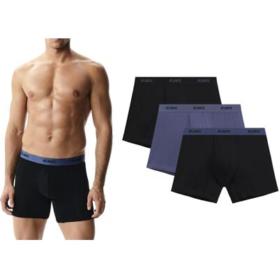 Męskie Bokserki Klasyczne Bawełniane Długie Atlantic 3mh-0177 3-Pack Xxl Męskie Bokserki Klasyczne Bawełniane Długie Atlantic 3mh-0177 3-Pack Xxl