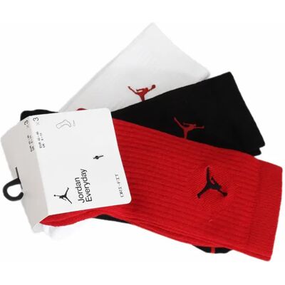 Męskie Skarpety Koszykarskie Air Jordan Everyday Dri-Fit Crew Socks 3-Pak - Dx9632-918-34-38 Męskie Skarpety Koszykarskie Air Jordan Everyday Dri-Fit Crew Socks 3-Pak - Dx9632-918-34-38