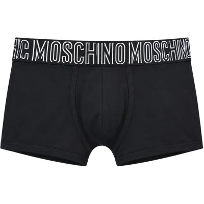 Moschino Czarne Męskie Bawełniane Bokserki S Moschino Czarne Męskie Bawełniane Bokserki S