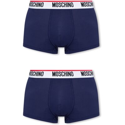Moschino Granatowe Bokserki Męskie 3pack Xxl Moschino Granatowe Bokserki Męskie 3pack Xxl