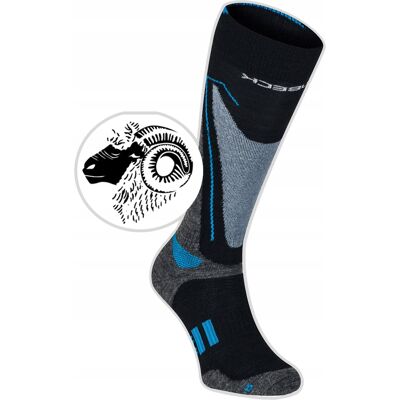 NARCIARSKIE SKARPETY TERMOAKTYWNE WEŁNA MERINO BRUBECK 39-41 NARCIARSKIE SKARPETY TERMOAKTYWNE WEŁNA MERINO BRUBECK 39-41