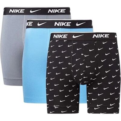Nike Bokserki Męskie Boxer Brief 3p Czarne/szare/niebieskie R.Xl Nike Bokserki Męskie Boxer Brief 3p Czarne/szare/niebieskie R.Xl