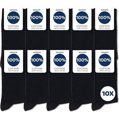 Inny producent Occulto Ingo Skarpetki Męskie Bawełniane 10 Pack Czarne 39-42 Inny producent Occulto Ingo Skarpetki Męskie Bawełniane 10 Pack Czarne 39-42