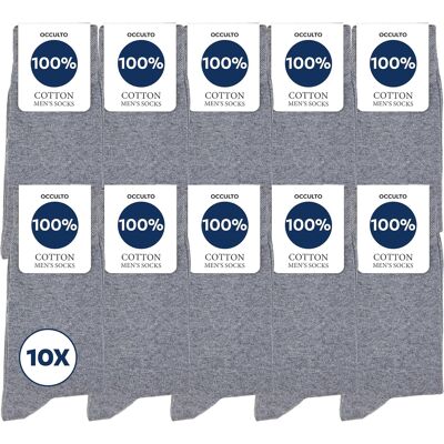 Inny producent Occulto Skarpetki Męskie Bawełniane 10 Pack Szary 39-42 Ingo Inny producent Occulto Skarpetki Męskie Bawełniane 10 Pack Szary 39-42 Ingo