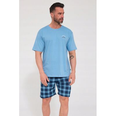 PIŻAMA MĘSKA KR 326/343 ROCKY MOUNTAIN 3 - NIEBIESKI, XXL CORNETTE PIŻAMA MĘSKA KR 326/343 ROCKY MOUNTAIN 3 - NIEBIESKI, XXL CORNETTE