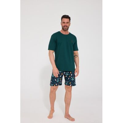 Piżama Męska Kr 326/345 Gentleman - Zielony, Xxl Cornette Piżama Męska Kr 326/345 Gentleman - Zielony, Xxl Cornette