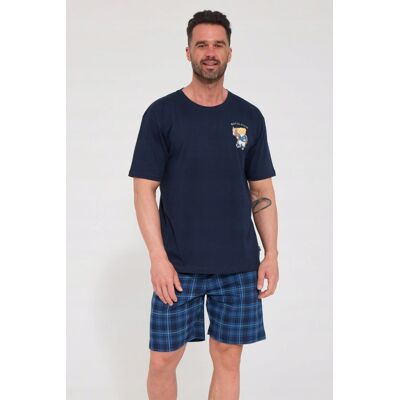 PIŻAMA MĘSKA KR 326/349 ROYAL CLUB - GRANAT, XXL CORNETTE PIŻAMA MĘSKA KR 326/349 ROYAL CLUB - GRANAT, XXL CORNETTE