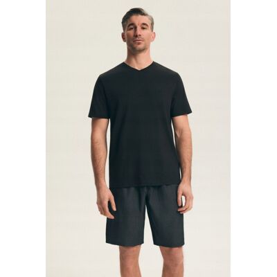 PIŻAMA MĘSKA POST 44608 AW26 - CZARNY, XL HENDERSON PIŻAMA MĘSKA POST 44608 AW26 - CZARNY, XL HENDERSON