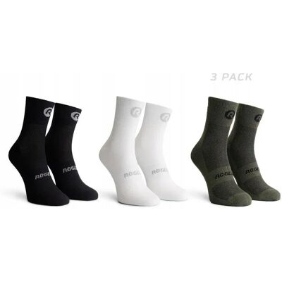 Rogelli Skarpetki Core Combi 3pack 36-39 Rogelli Skarpetki Core Combi 3pack 36-39