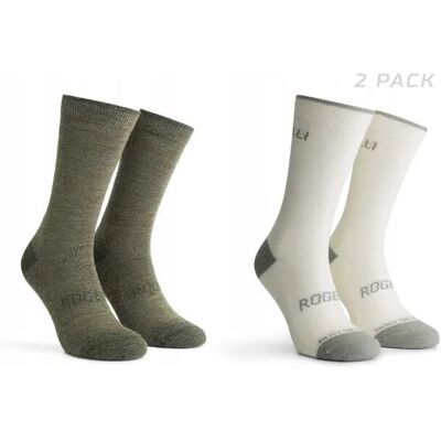 Rogelli Skarpetki Wool 2-Pack Wojsk/piask 36-39 Rogelli Skarpetki Wool 2-Pack Wojsk/piask 36-39