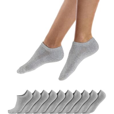 Inny producent Skarpetki Do Trampek Bawełniane Krótkie 43-46 Szare 10 Par Inny producent Skarpetki Do Trampek Bawełniane Krótkie 43-46 Szare 10 Par