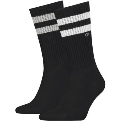Calvin Skarpetki Męskie Ck 701218711001 2p Stripes Czarne Calvin Skarpetki Męskie Ck 701218711001 2p Stripes Czarne