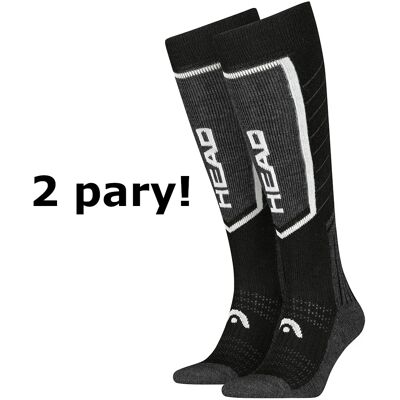 Skarpety Head Ski Comfort Kneehigh 2 Pary Black 31-34 Skarpety Head Ski Comfort Kneehigh 2 Pary Black 31-34