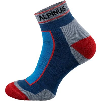 Skarpety Merino Coolmax Alpinus Sveg Low Niebiesko-Czerwone Para 39-42 Skarpety Merino Coolmax Alpinus Sveg Low Niebiesko-Czerwone Para 39-42