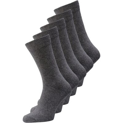 Inny producent Skarpety Męskie 5-Pak Wysokie Bawełna Elastan Szare Inny producent Skarpety Męskie 5-Pak Wysokie Bawełna Elastan Szare