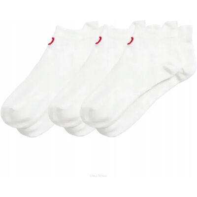 Skarpety Tenisowe Wilson Ankle Tab Sock 3p Białe 43-46 Skarpety Tenisowe Wilson Ankle Tab Sock 3p Białe 43-46