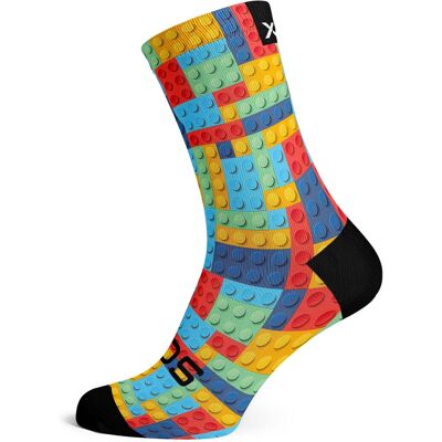 Inny producent Sox Blocks Crew Socks Skarpety Z Klocków Rozmiar 42-47 Inny producent Sox Blocks Crew Socks Skarpety Z Klocków Rozmiar 42-47
