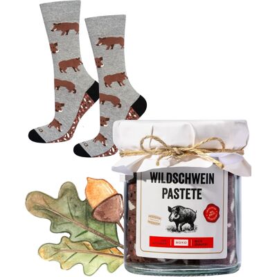 Soxo Skarpetki Męskie Bawełniane Długie Wzory 40-45 Wildschwein Soxo Skarpetki Męskie Bawełniane Długie Wzory 40-45 Wildschwein