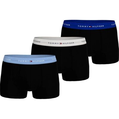 Tommy Hilfiger 3-Pack Bokserki Majtki Męskie Czarne Bawełna Wygodne M Tommy Hilfiger 3-Pack Bokserki Majtki Męskie Czarne Bawełna Wygodne M