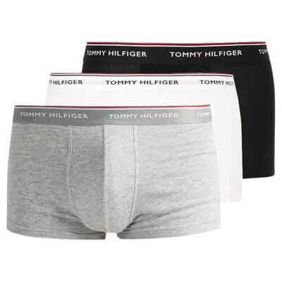 Tommy Hilfiger Bokserki Męskie 3-Pack – Czarny/szary/biały, Rozmiar S Tommy Hilfiger Bokserki Męskie 3-Pack – Czarny/szary/biały, Rozmiar S