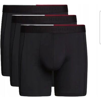 Tommy Hilfiger Bokserki Męskie Majtki Trunk 3p Czarne R. S Tommy Hilfiger Bokserki Męskie Majtki Trunk 3p Czarne R. S