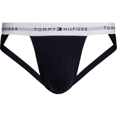 Tommy Hilfiger Majtki Jockstrap Męskie Granatowe 3-Pack Rozmiar S Tommy Hilfiger Majtki Jockstrap Męskie Granatowe 3-Pack Rozmiar S