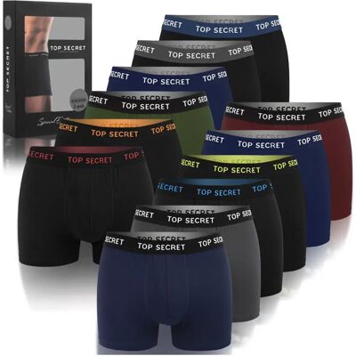 Top Secret Bokserki Męskie Bawełniane Kolorowe Bm914 12 Sztuk Rozmiar Xxl Top Secret Bokserki Męskie Bawełniane Kolorowe Bm914 12 Sztuk Rozmiar Xxl