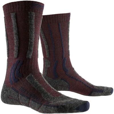 X-Socks, Skarpety Trekkingowe, Trek X Merino Lt Xsts03, Bordowy, Rozmiar 35/38 X-Socks, Skarpety Trekkingowe, Trek X Merino Lt Xsts03, Bordowy, Rozmiar 35/38