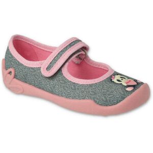 Kapcie domowe baleriny dziecięce dziewczęce na rzepy Befado 114X506-25 Kapcie domowe baleriny dziecięce dziewczęce na rzepy Befado 114X506-25