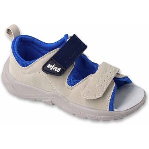 Szaro-Niebieskie sandałki chłopięce Befado Szaro-Niebieskie sandałki chłopięce Befado