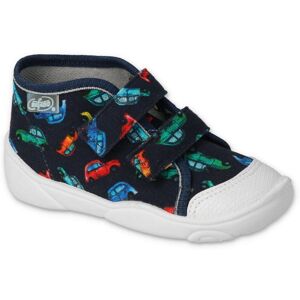 Trampki kapcie dziecięce chłopięce na rzepy granatowe Befado 212P075-20 Trampki kapcie dziecięce chłopięce na rzepy granatowe Befado 212P075-20