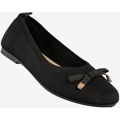 Inny producent Baleriny Damskie Buty Z Kokardką Płaski Obcas Czarne Bella Paris CB130 Czarny 38 Inny producent Baleriny Damskie Buty Z Kokardką Płaski Obcas Czarne Bella Paris CB130 Czarny 38
