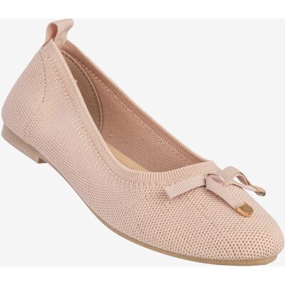 Inny producent Baleriny Damskie Buty Z Kokardką Płaski Obcas Pudrowy Róż Bella Paris CB130-11 Różowy 38 Inny producent Baleriny Damskie Buty Z Kokardką Płaski Obcas Pudrowy Róż Bella Paris CB130-11 Różowy 38