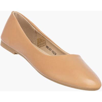 Baleriny Damskie Ekoskóra Buty Wsuwane Eleganckie Klasyczne Beżowe Jezzi 9BL02-1029 Beżowy 41 Baleriny Damskie Ekoskóra Buty Wsuwane Eleganckie Klasyczne Beżowe Jezzi 9BL02-1029 Beżowy 41