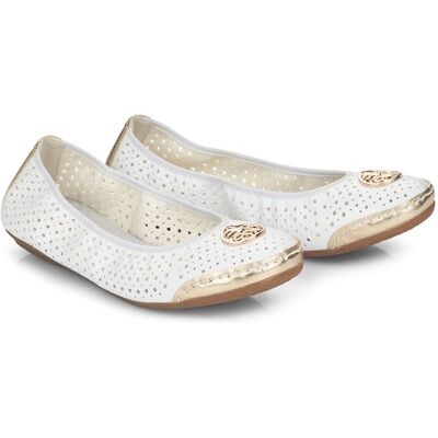 Baleriny damskie Rieker 41459-80 WHITE 37 Baleriny damskie Rieker 41459-80 WHITE 37