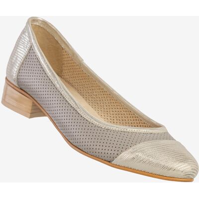 Inny producent Baleriny Damskie Skórzane Buty Na Niskim Obcasie Srebrne Śpiewla D-302 36 Srebrny Inny producent Baleriny Damskie Skórzane Buty Na Niskim Obcasie Srebrne Śpiewla D-302 36 Srebrny