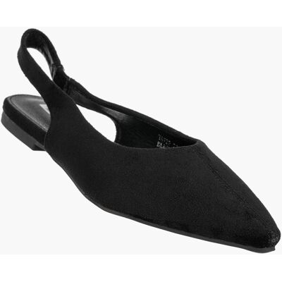 Seastar Baleriny Damskie Slingback Buty z odkrytą piętą Eleganckie Czarne 37 Seastar Baleriny Damskie Slingback Buty z odkrytą piętą Eleganckie Czarne 37