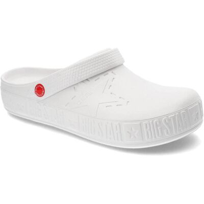 Białe Klapki Big Star Męskie Wodoodporne Buty Białe Klapki Big Star Męskie Wodoodporne Buty