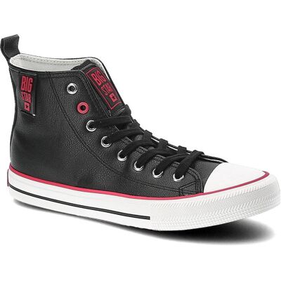 Big Star, Trampki, JJ274131 Czarny/Czerwony, rozmiar 38 Big Star, Trampki, JJ274131 Czarny/Czerwony, rozmiar 38