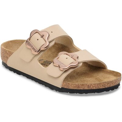 Birkenstock Arizona Kids Flower Buckle BF Sandcastle (1030419) - rozmiar 36 Birkenstock Arizona Kids Flower Buckle BF Sandcastle (1030419) - rozmiar 36