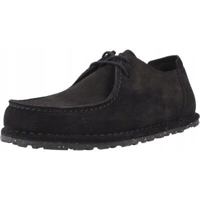 Birkenstock Czarne Półbuty Mokasyny Ze Zamszu Na Podeszwie 38 I2b Birkenstock Czarne Półbuty Mokasyny Ze Zamszu Na Podeszwie 38 I2b