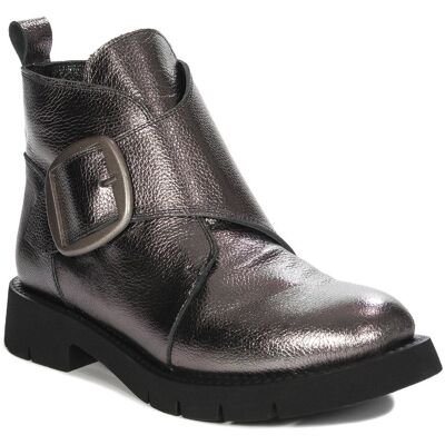 Inny producent Boccato Botki Damskie Skórzane Ocieplane Grey-39 Inny producent Boccato Botki Damskie Skórzane Ocieplane Grey-39