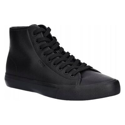 Inny producent BOSS CZARNE WYSOKIE TRAMPKI Z GŁADKIEJ SKÓRY SYNTETYCZNEJ 41 16AA Inny producent BOSS CZARNE WYSOKIE TRAMPKI Z GŁADKIEJ SKÓRY SYNTETYCZNEJ 41 16AA