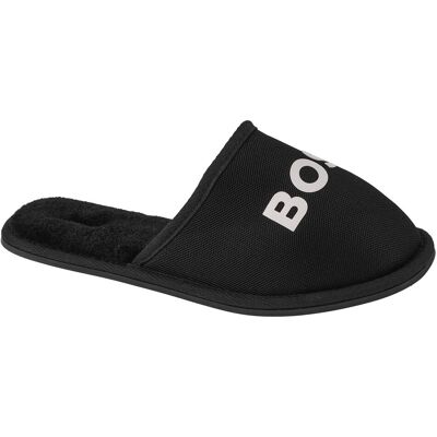 Boss Logo Slippers J29312-09B, dla chłopca, kapcie, Czarne Boss Logo Slippers J29312-09B, dla chłopca, kapcie, Czarne